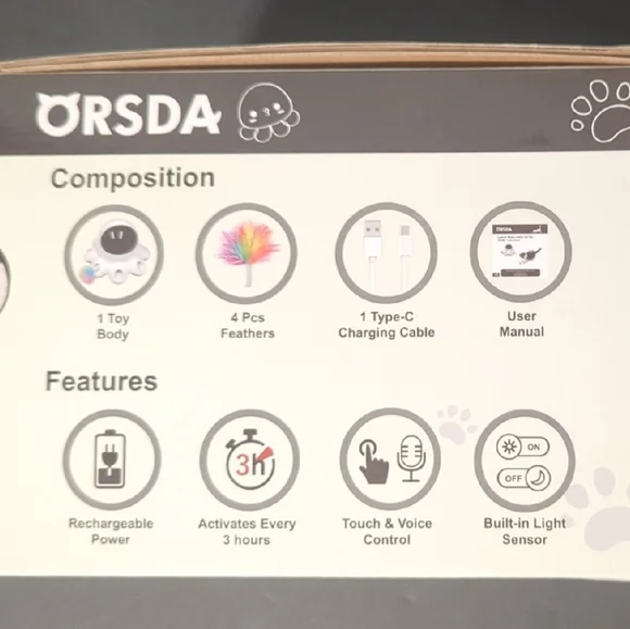 Orsda Double Laser Cat Toy - Picture 10 of 14